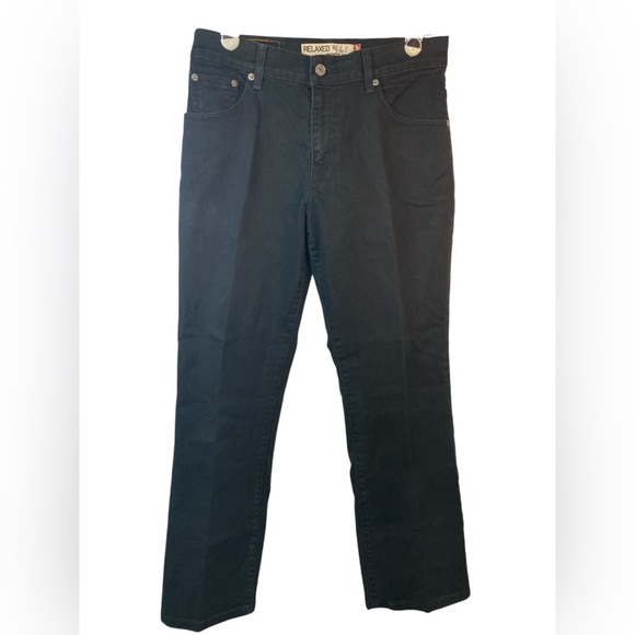 Levi’s 550 Black Relaxed Fit Boot Cut Denim Jeans Women’s Size 6S - Picture 1 of 3